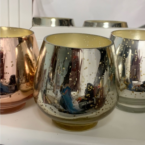 ULTA SET OF 3 SCENTED FILLED MERCURY GLASS CANDLES IN GIFT BOX! Limited Edition - Picture 12 of 14